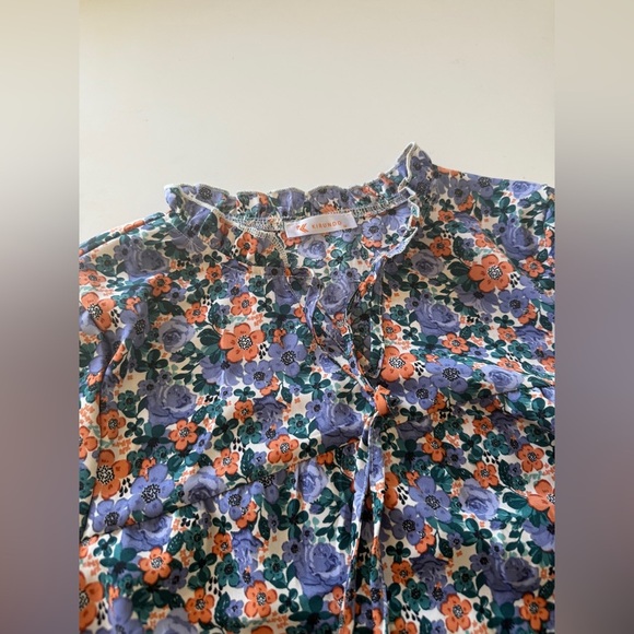 Amazon-Women’s Long Sleeve-Floral-Dress-Boho-Casual-Tunic-Ruffle-Swing-Mini-M - Picture 8 of 9